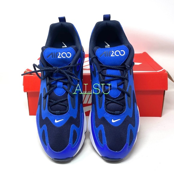 Nike Air Max 200 Racer Blue White Men’s Sneakers - Picture 4 of 10
